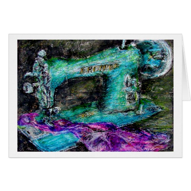 Cartão da máquina do irmão (Frente horizontal)