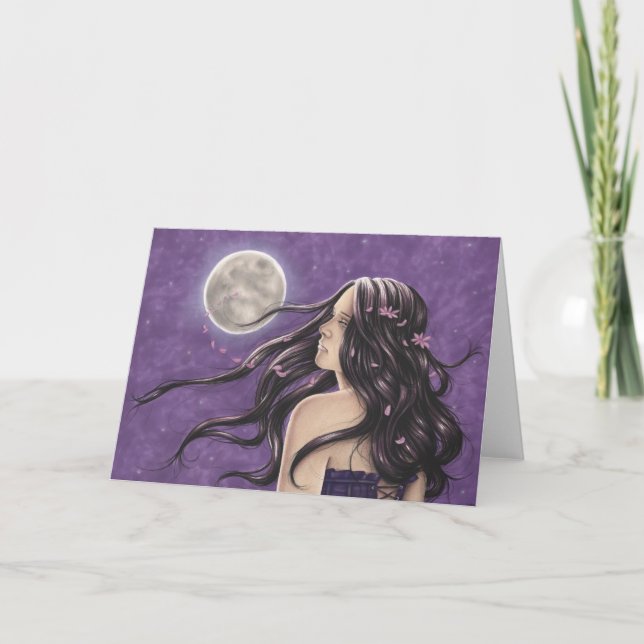 Cartão da melancolia do Nighttime (Frente)