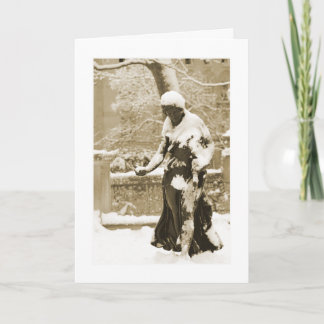 Cartão da menina do pato de Philadelphfia, ouro