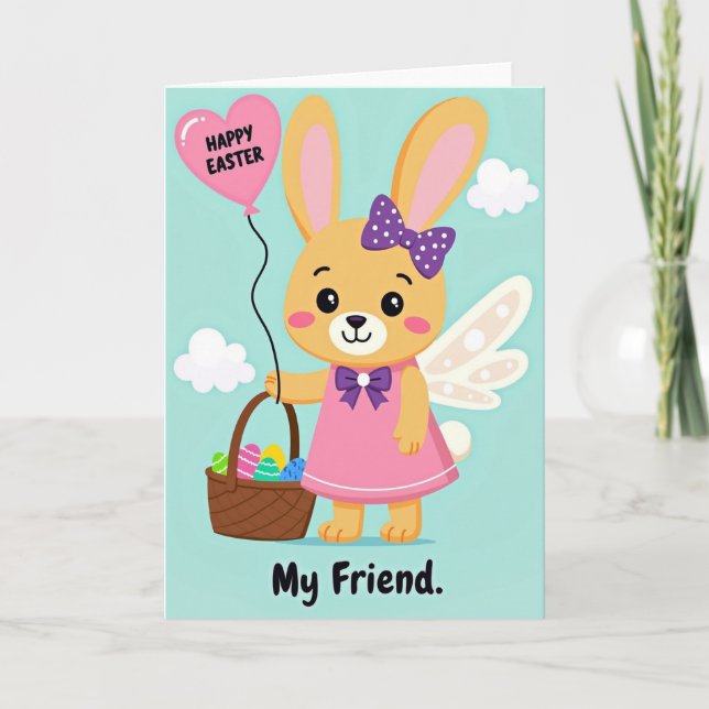 Cartão da Minha Amiga Feliz Primavera (Frente)