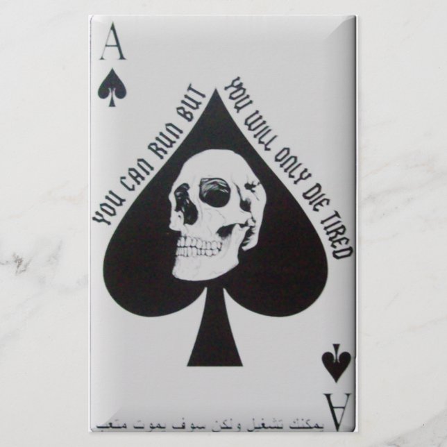 Cartão da morte de Vietnam (Frente)