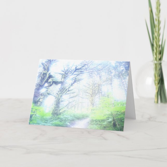 Cartão da névoa da manhã (Frente)