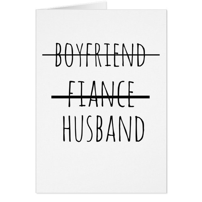 cartão da noiva, da noiva a preparar, marido novo (Frente)