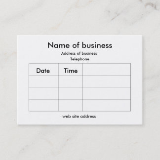 Cartão da nomeação