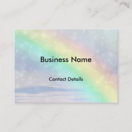 Cartão da nomeação da faísca do arco-íris