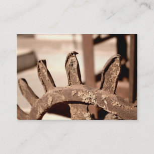 Cartão da oficina de construção mecânica de Ed