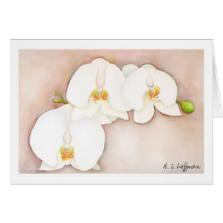 Cartão da orquídea