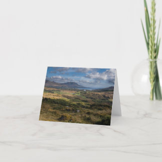 Cartão da paisagem da cortiça