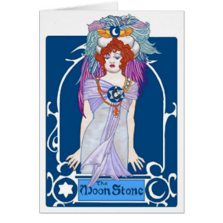 Cartão da pedra lunar