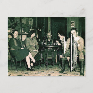 Cartão da pesca do Natal