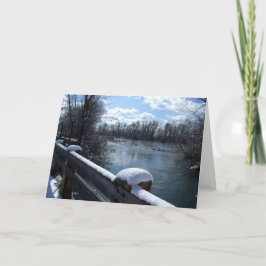 Cartão da ponte do rio de Boise