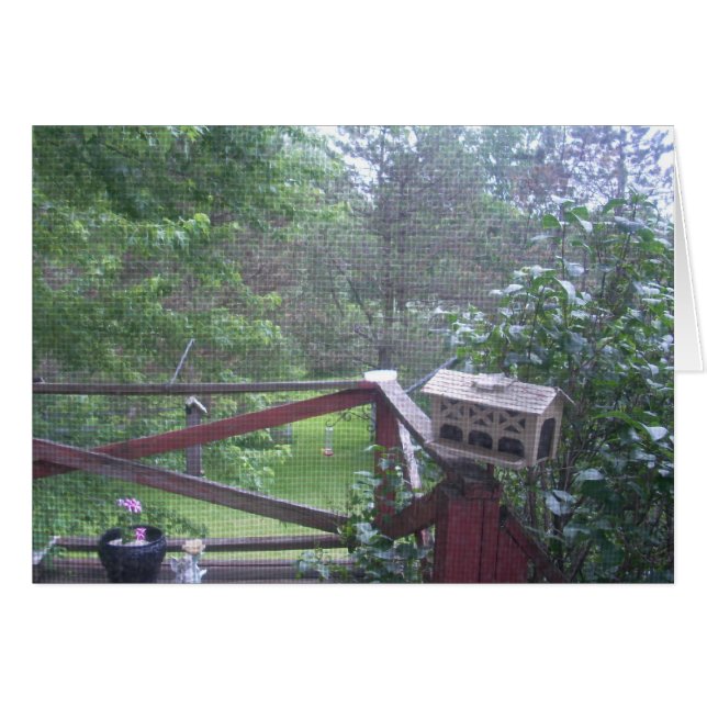 Cartão Da Porta da Porca (Frente Horizontal)