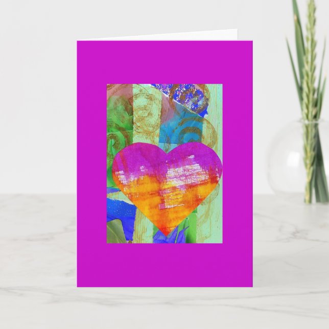 Cartão da porta do coração (Frente)