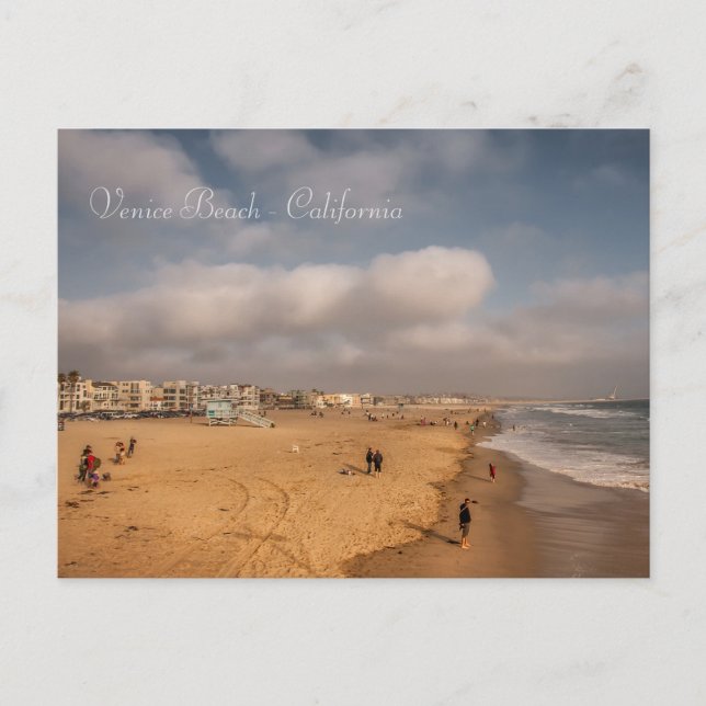 Cartão da praia de Veneza (Frente)