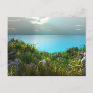 Cartão da praia rochosa