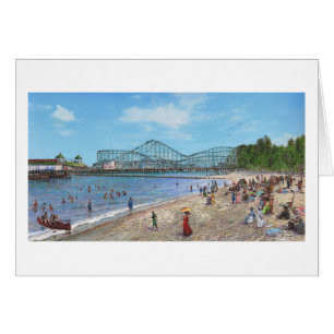 Cartão Da praia velha do Chesapeake de Paul McGehee