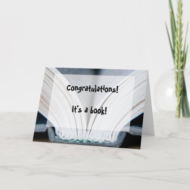 Cartão da publicação do livro (Frente)