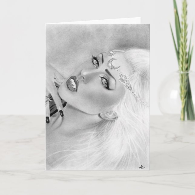 Cartão da rainha do vampiro (Frente)