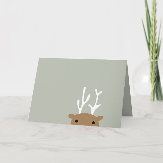 Cartão da rena (Frente)