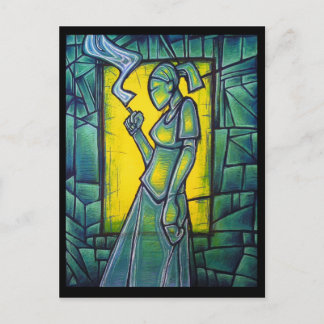 Cartão da ruptura do fumo