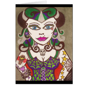 Cartão Da "senhora Web "