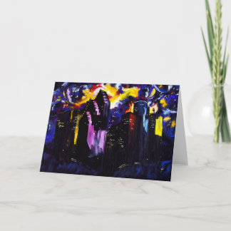 Cartão da skyline de Houston