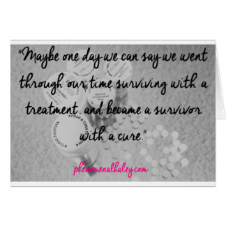 Cartão da sobrevivência