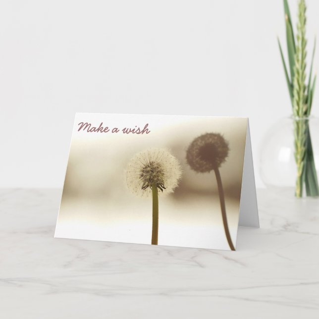 Cartão da sombra do dente-de-leão (Frente)