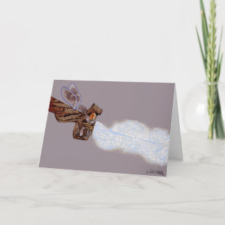 Cartão da tuba do inverno