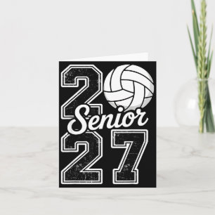 Cartão Da turma de 2027 Volei Senior 2027
