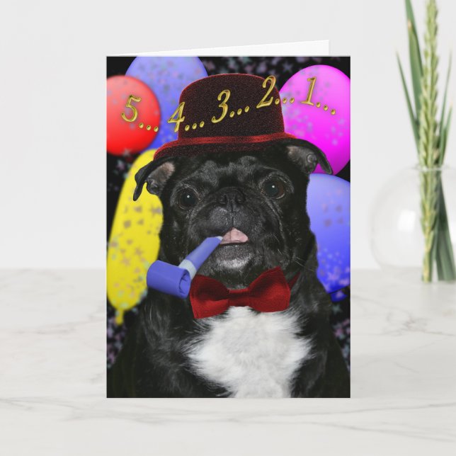 Cartão da véspera de ano novo (Frente)