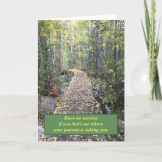 Cartão da viagem da inspiração