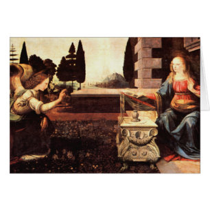 Cartão Da Vinci, Leonardo - o aviso