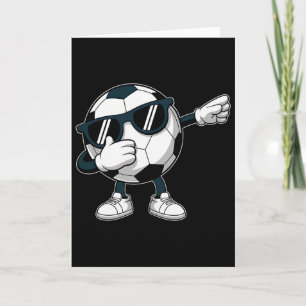 Cartão Dabbing Futebol Ll Equipe De Futebol Jogadores De