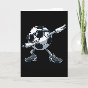 Cartão Dabbing Futebol Ll Futebol Engraçado Homens Menino