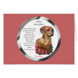 Cartão Dachshund Lovers Doxie