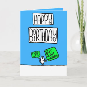 Cartão dad birthday card
