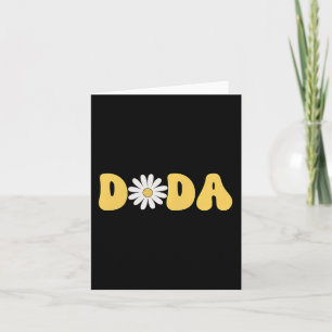 Cartão Dada E Mamãe Primeira Rapariga De Aniversário