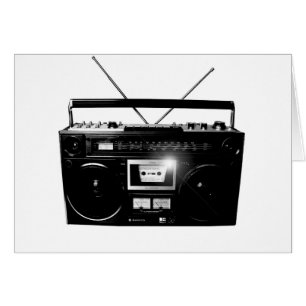 Cartão Dadawan Ghettoblaster boombox 1980