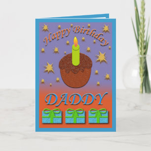 Cartão Daddy birthday card