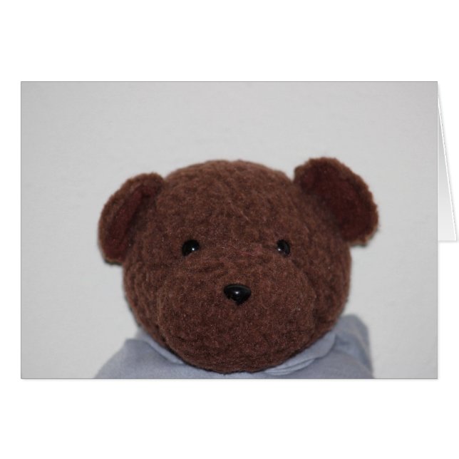 Cartão Daddys Teddy Bear (Frente Horizontal)