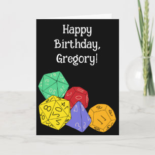 Cartão Dados de RPG, Jogos de Tabuleiro, Jogos de Fantasi