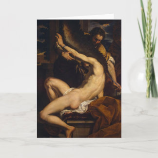 Cartão Daedalus and Icarus Fine Art Greetings Card