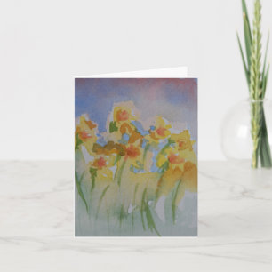 Cartão Daffodils Note Card