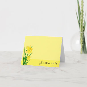 Cartão Daffodils Note Card