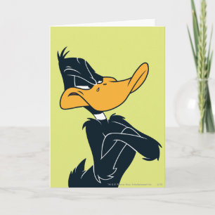 Cartão DAFFY DUCK™ com os Braços Cruzados