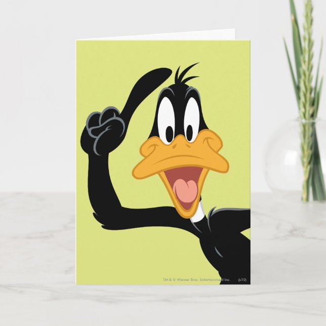 Cartão DAFFY DUCK™ com uma ideia de Excelente (Frente)