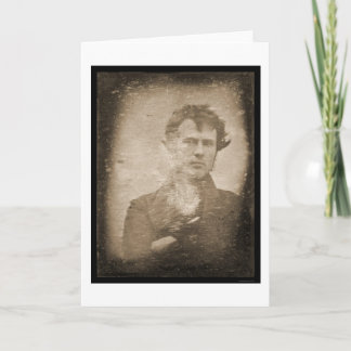 Cartão Daguerreotype 1839 da foto da primeira luz