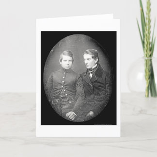 Cartão Daguerreotype 1850 do perigo de William & do campo