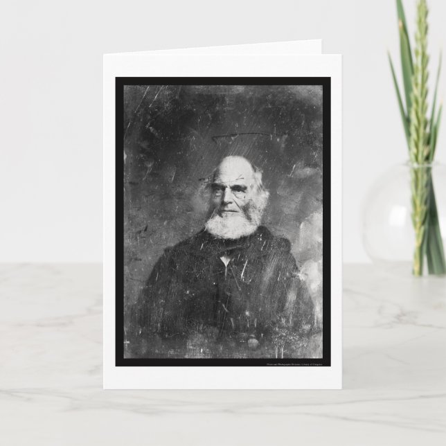 Cartão Daguerreotype 1851 de William Bryant (Frente)